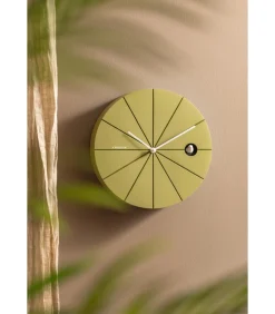 New Wandklok Destacado Cuckoo - Groen - 28x28x28cm Klokken