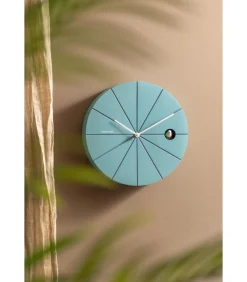 Sale Wandklok Destacado Cuckoo - Blauw - 28x28x28cm Klokken