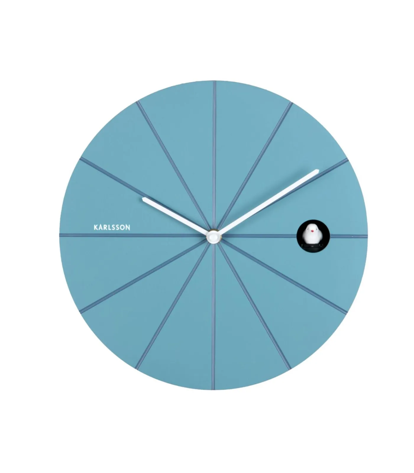 Sale Wandklok Destacado Cuckoo - Blauw - 28x28x28cm Klokken