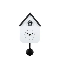 Hot Wandklok Dupla Color Cuckoo - Wit - 21.5x21.5x41.5cm Klokken