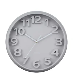Clearance Wandklok Elevated Classic Numbers - Warmgrijs - 5x33.5x33.5cm Klokken