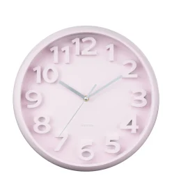 New Wandklok Elevated Classic Numbers - Zachtroze - 5x33.5x33.5cm Klokken