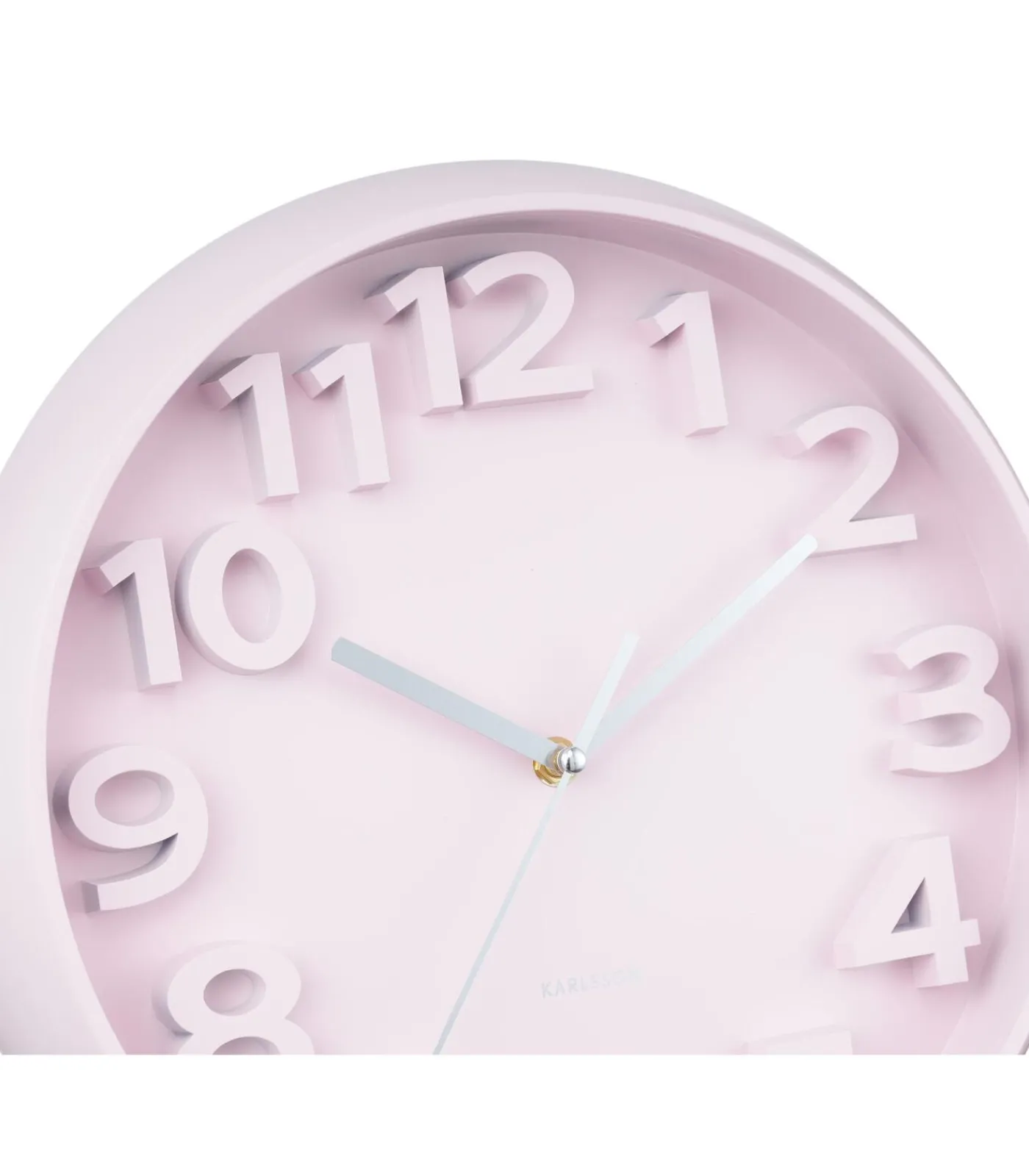 New Wandklok Elevated Classic Numbers - Zachtroze - 5x33.5x33.5cm Klokken