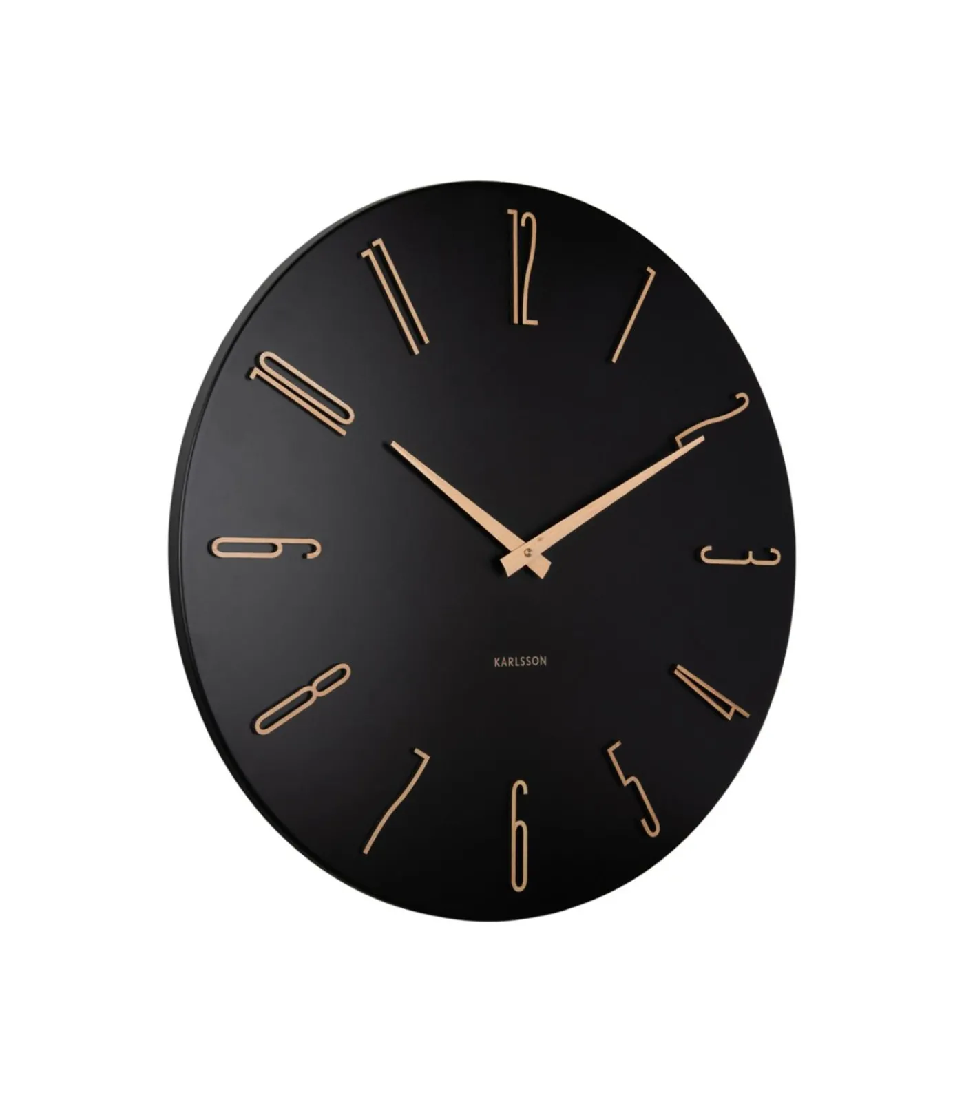 Discount Wandklok Esmerado Large - Zwart - 60x60x60cm Klokken