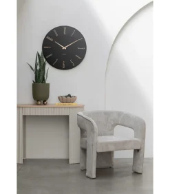 Discount Wandklok Esmerado Large - Zwart - 60x60x60cm Klokken