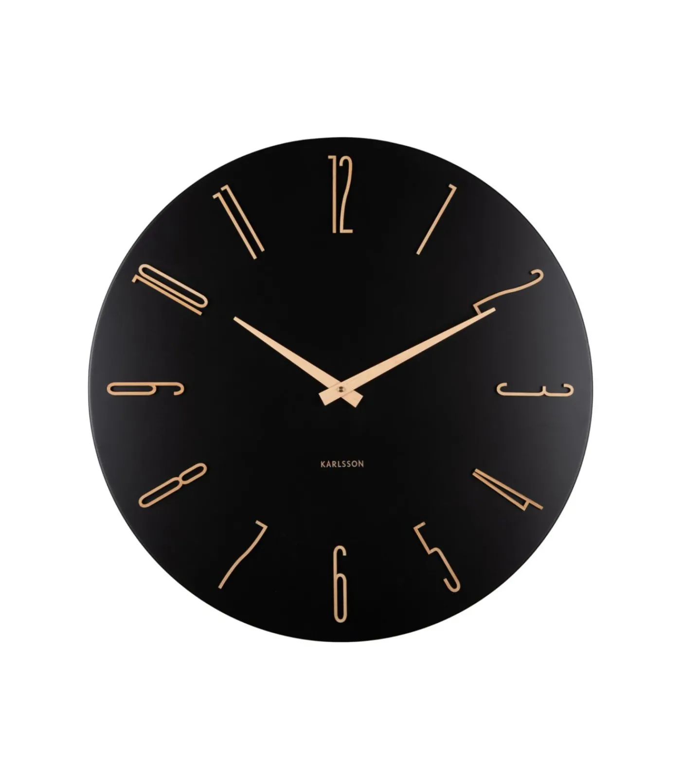 Discount Wandklok Esmerado Large - Zwart - 60x60x60cm Klokken