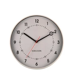 Discount Wandklok Fresco - Grijs - 31.5x31.5x31.5cm Klokken