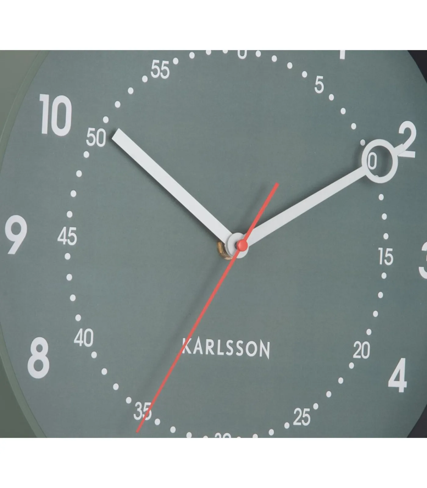 Outlet Wandklok Fresco - Groen - 31.5x31.5x31.5cm Klokken