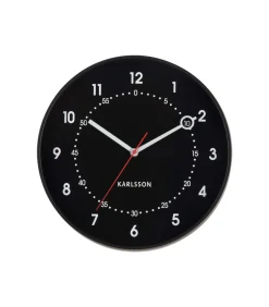 Discount Wandklok Fresco - Zwart - 31.5x31.5x31.5cm Klokken