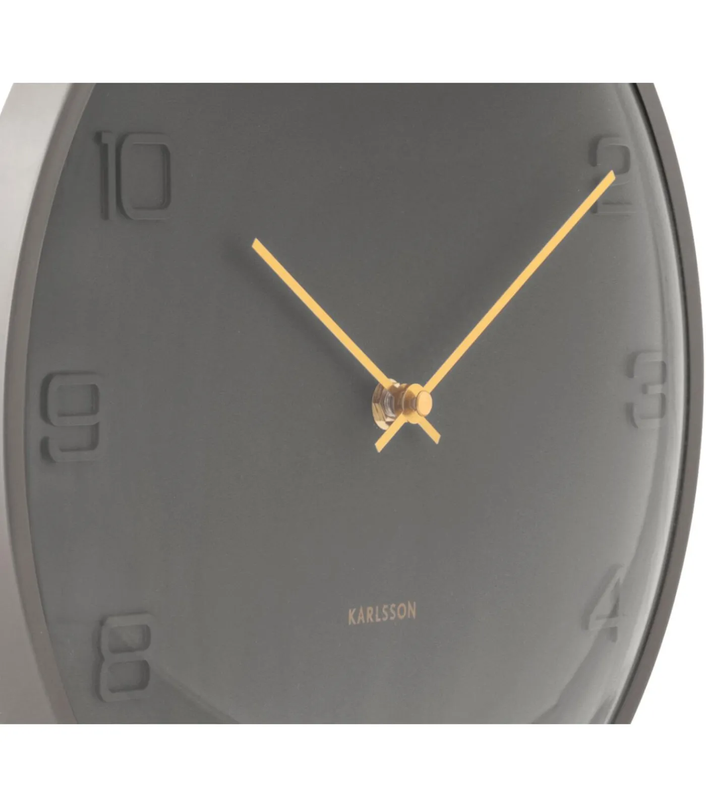 Wandklok Fuerte Dome - Grijs - 30.5x30.5x30.5cm Klokken