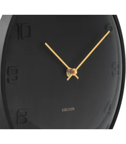 New Wandklok Fuerte Dome - Zwart - 30.5x30.5x30.5cm Klokken