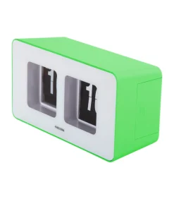 Best Wandklok Funky Flip - Heldergroen - 7x17.7x9.2cm Klokken