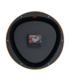 Online Wandklok Funky Vibes - Heldergeel - 4.4x25.5x25.5cm Klokken