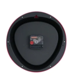 New Wandklok Funky Vibes - Scarlet rood - 4.4x25.5x25.5cm Klokken