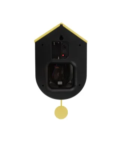 Sale Wandklok Grato Cuckoo - Donkergeel - 9.2x17.5x33.2cm Klokken