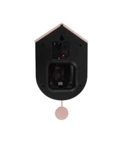 Hot Wandklok Grato Cuckoo - Lichtroze - 9.2x17.5x33.2cm Klokken