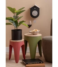 Online Wandklok Grato Cuckoo - Warmgrijs - 9.2x17.5x33.2cm Klokken