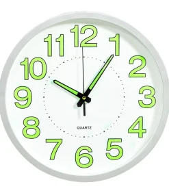 Clearance Wandklok lichtgevend 30 cm wit Klokken