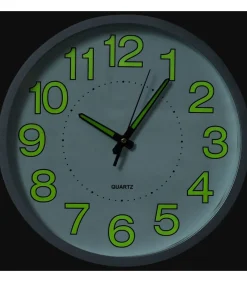 Clearance Wandklok lichtgevend 30 cm wit Klokken