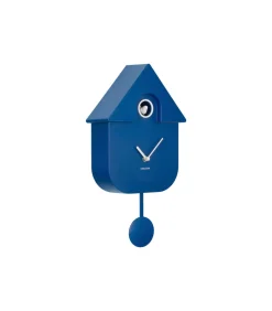 Sale Wandklok Modern Cuckoo - Blauw - 8.5x21.5x41cm Klokken