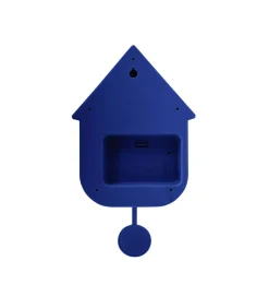 Sale Wandklok Modern Cuckoo - Blauw - 8.5x21.5x41cm Klokken