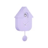 Clearance Wandklok Modern Cuckoo - Zachtpaars - 8.5x21.5x41cm Klokken