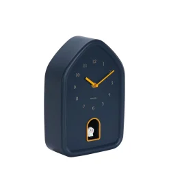 Clearance Wandklok Modern Doggy - Blauw - 29.1x20x29.1cm Klokken