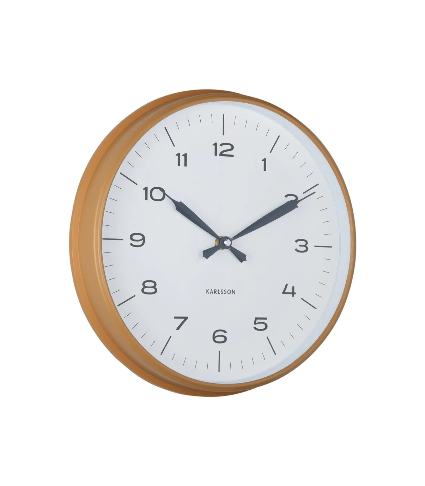 Clearance Wandklok Modern Factory - Okergeel - Ø30cm Klokken