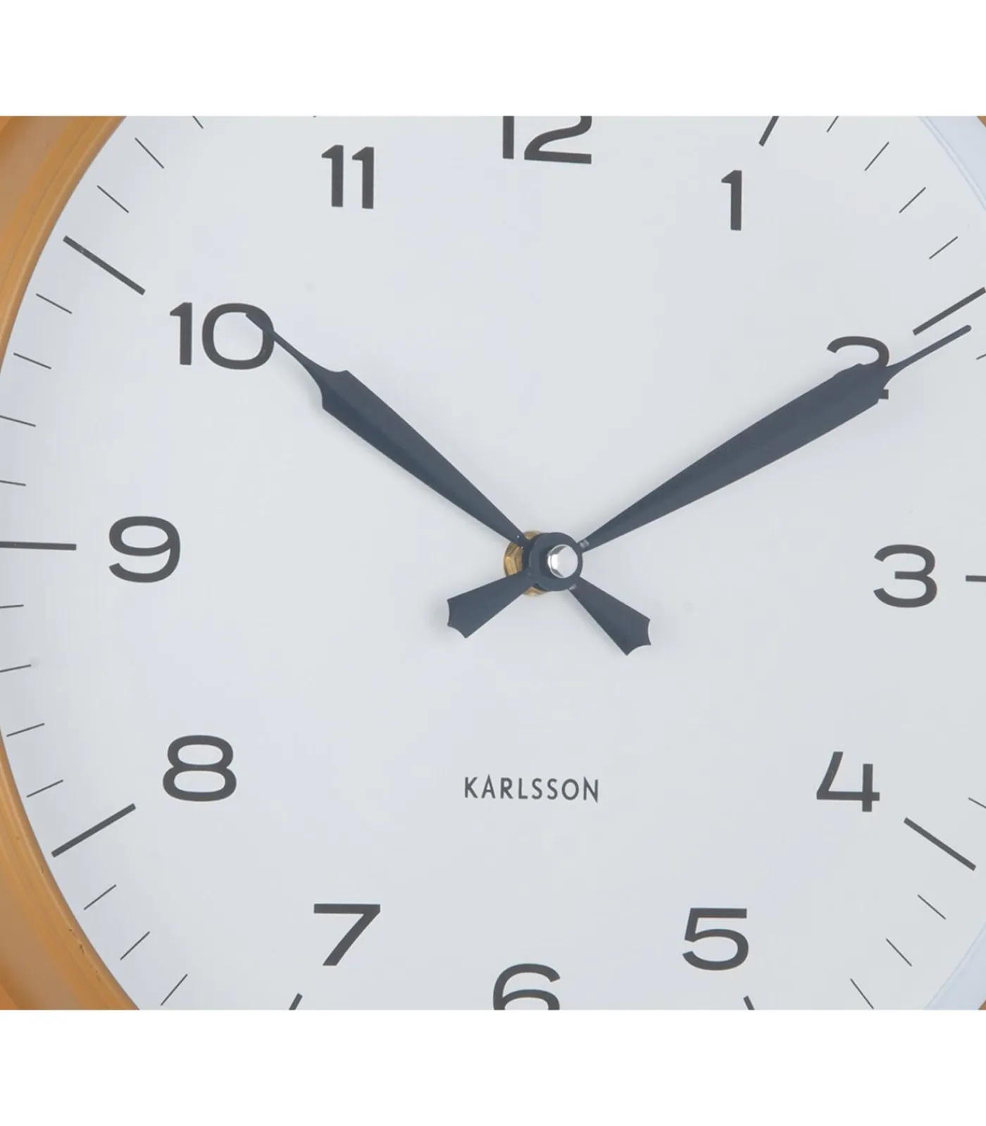 Clearance Wandklok Modern Factory - Okergeel - Ø30cm Klokken