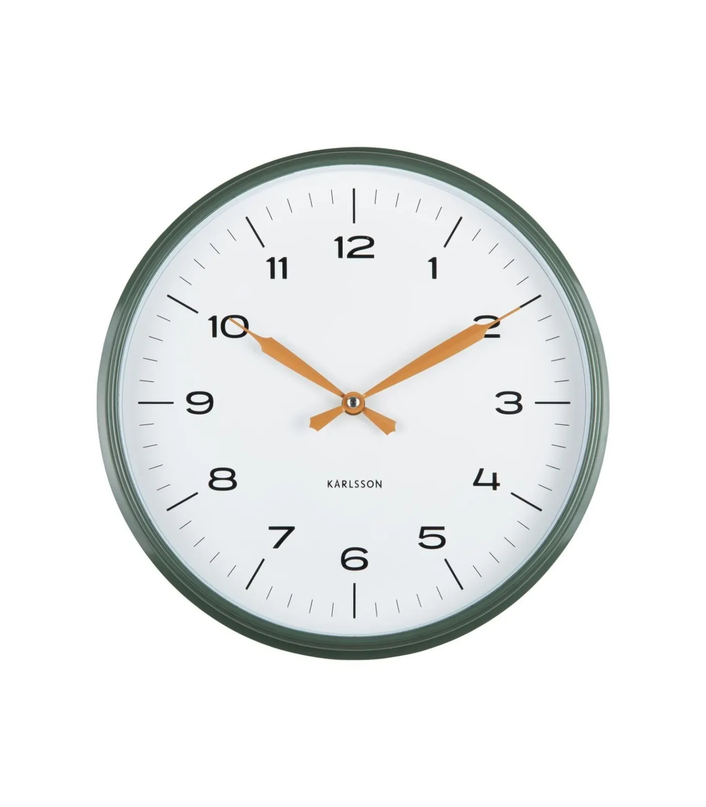 Outlet Wandklok Modern Factory - Jungle groen - Ø30cm Klokken