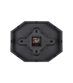 Clearance Wandklok Modern Factory Octagon - Rood - 32x32x26cm Klokken