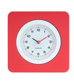 Best Wandklok New Vintage - Helderrood - 4.4x22x22cm Klokken