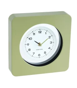 Outlet Wandklok New Vintage - Legergroen - 4.4x22x22cm Klokken