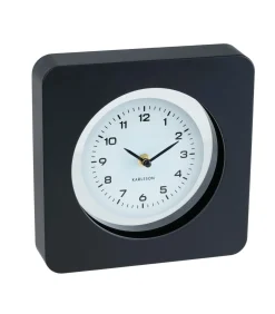 Sale Wandklok New Vintage - Mat zwart - 4.4x22x22cm Klokken