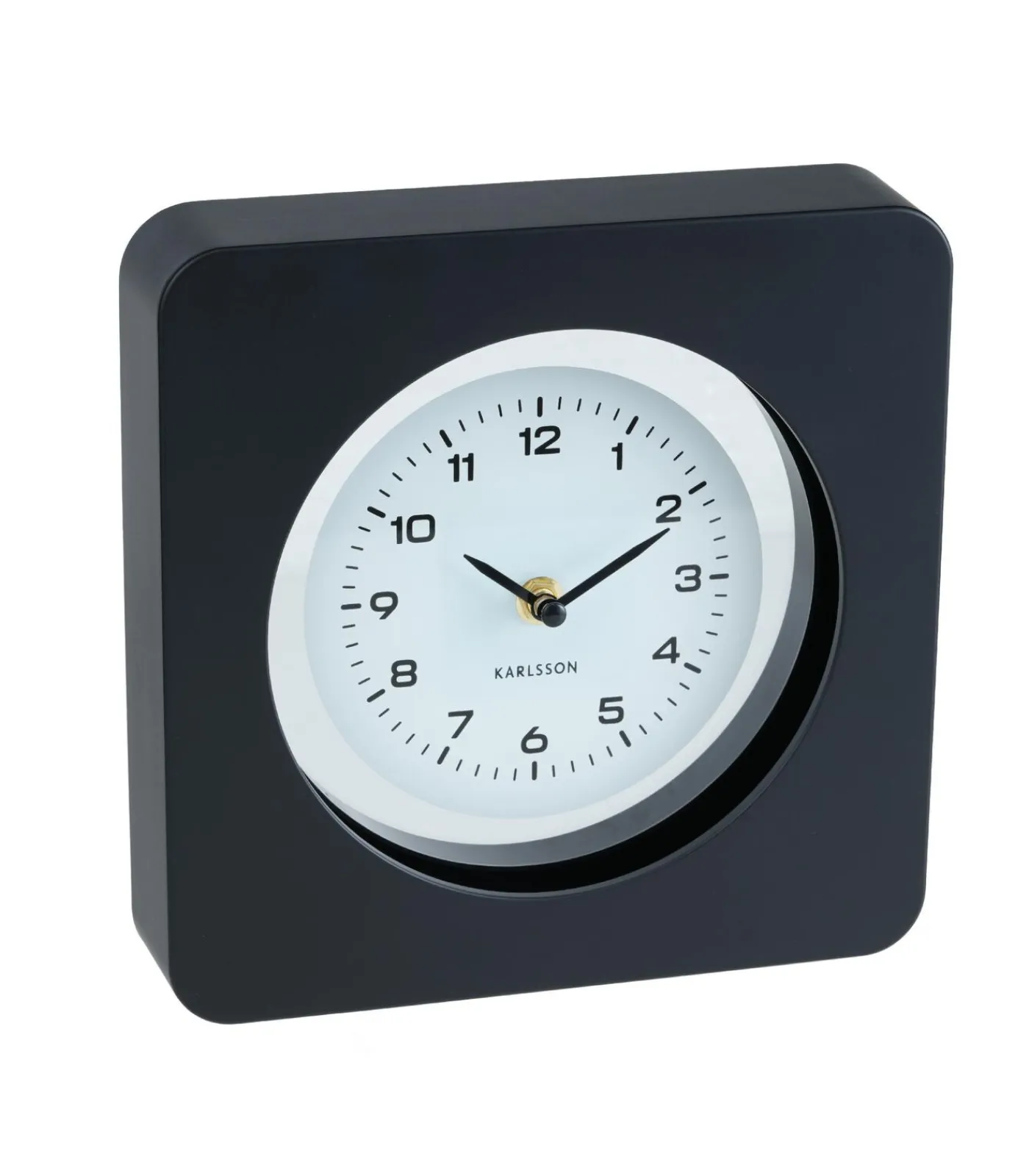 Sale Wandklok New Vintage - Mat zwart - 4.4x22x22cm Klokken