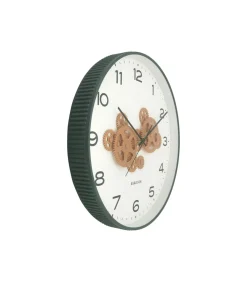 Hot Wandklok Open Gear - Groen - 40.8x40.8x40.8cm Klokken