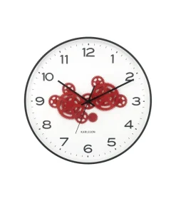 New Wandklok Open Gear - Zwart - 40.8x40.8x40.8cm Klokken