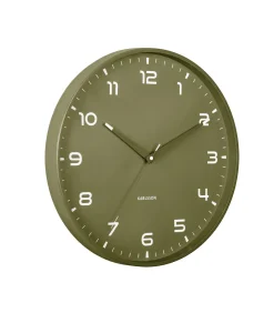 Best Wandklok Orgullo - Legergroen - Ø40cm Klokken