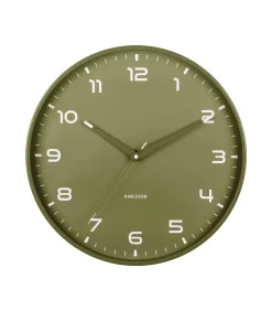Best Wandklok Orgullo - Legergroen - Ø40cm Klokken