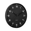 Clearance Wandklok Orgullo - Mat zwart - Ø40cm Klokken