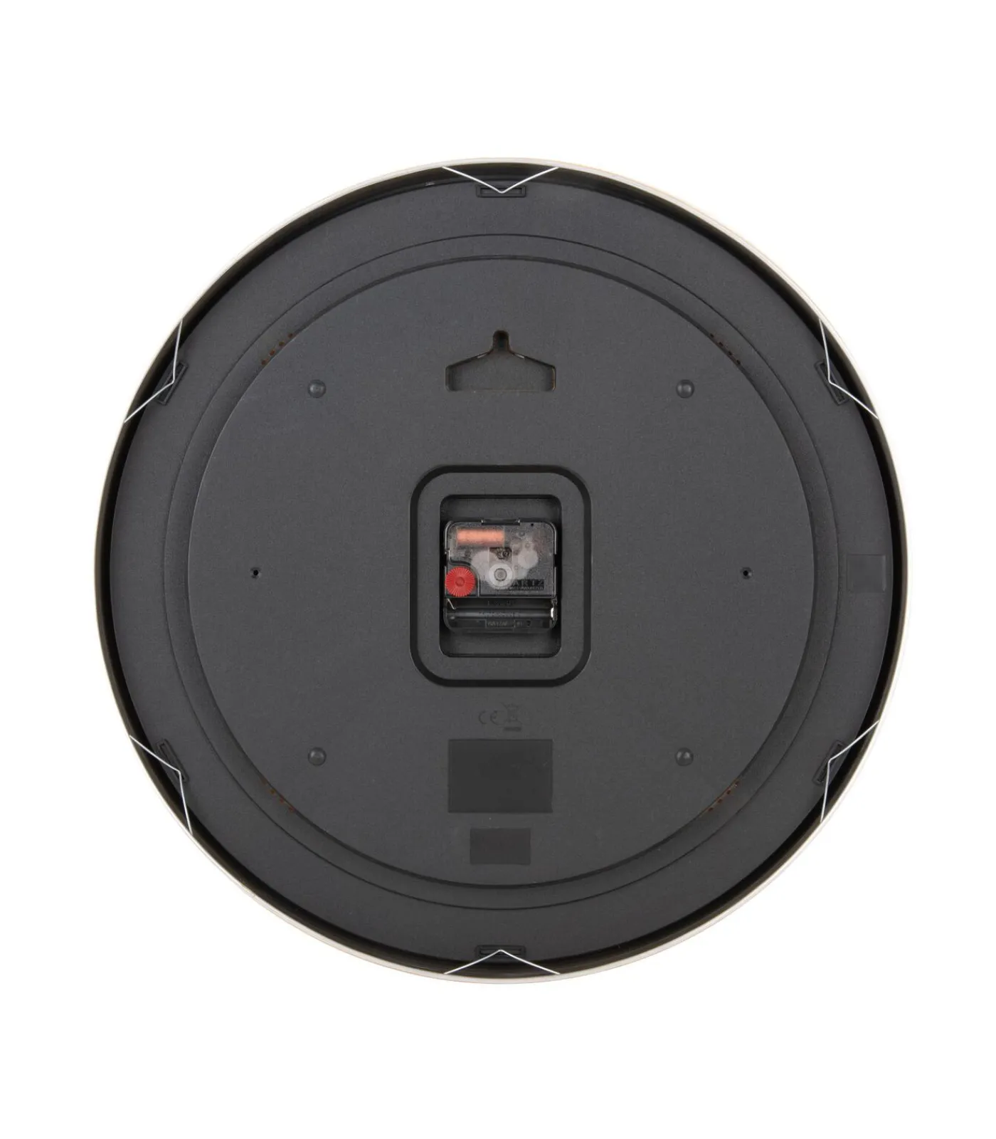 Clearance Wandklok Orgullo - Mat zwart - Ø40cm Klokken