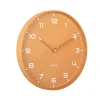 Online Wandklok Orgullo - Okergeel - Ø40cm Klokken
