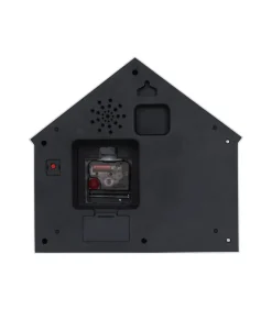 Wandklok Peeking Doggy - Grijs - 24.9x24.9x27cm Klokken