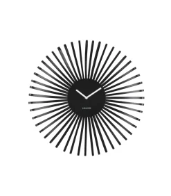 Hot Wandklok Polo - Zwart - 48x48x48cm Klokken