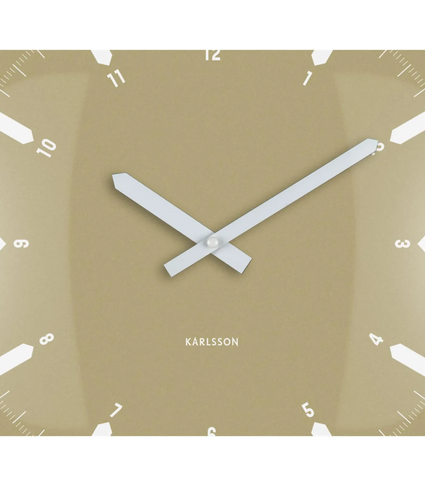 Outlet Wandklok Realista Dome - Groen - 35x35x35cm Klokken