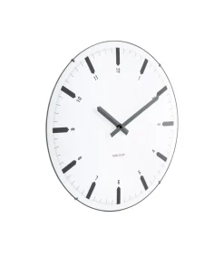 Wandklok Realista Dome - Wit - 35x35x35cm Klokken