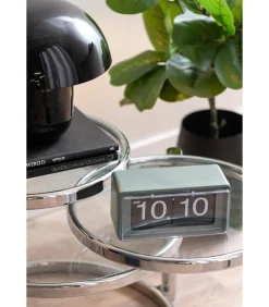 Discount Wandklok Retro Boxed Flip - Jungle groen - 20x10x10cm Klokken