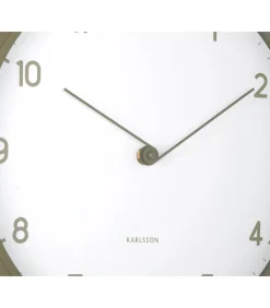 Clearance Wandklok Sencillez - Legergroen - Ø30cm Klokken