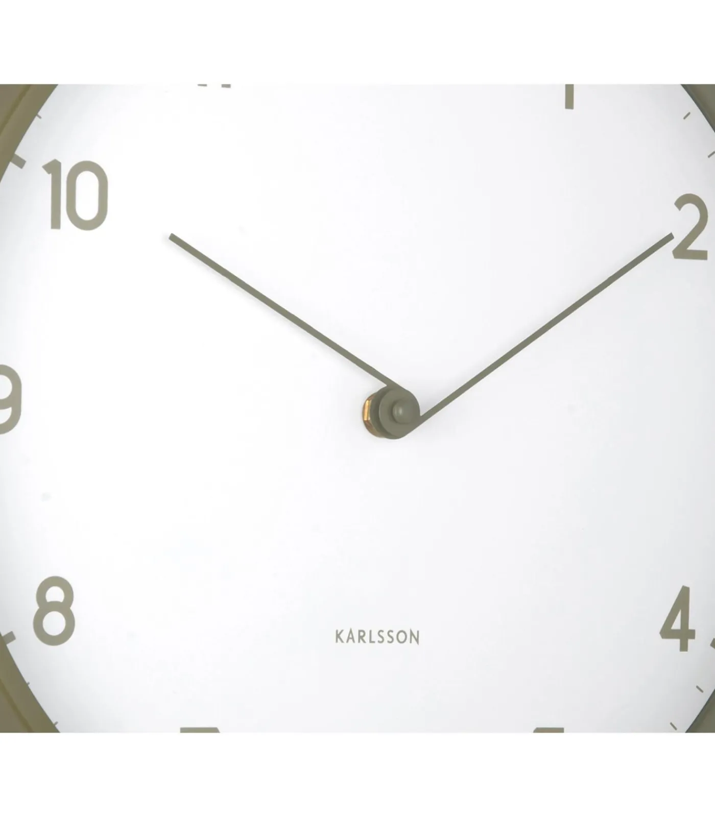 Clearance Wandklok Sencillez - Legergroen - Ø30cm Klokken