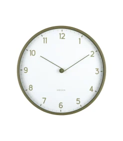 Clearance Wandklok Sencillez - Legergroen - Ø30cm Klokken